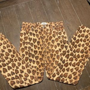 Moschino animal print pants